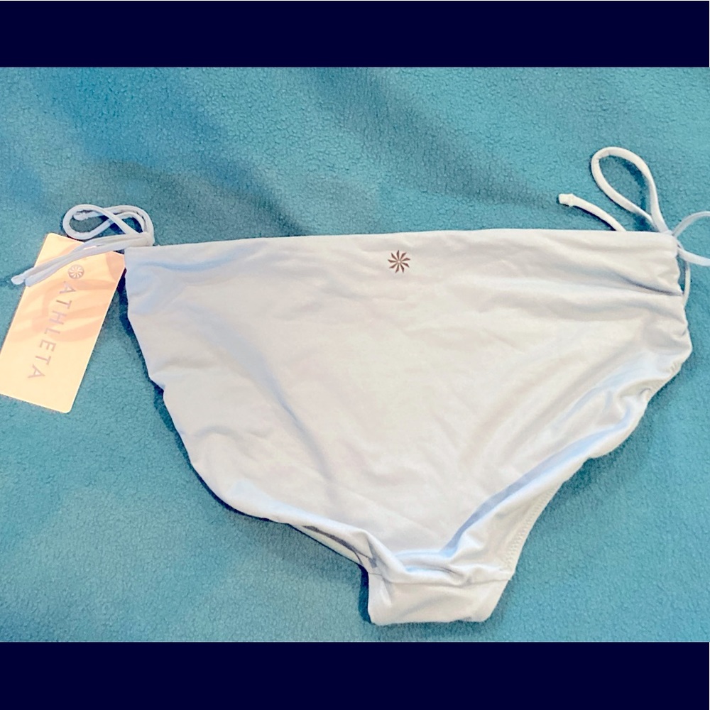 Athleta Cinch Full Swim Bottom Skylark Blue M